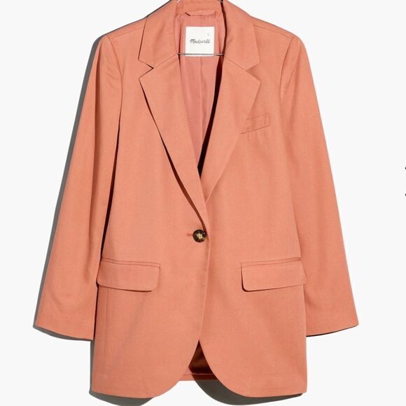 Madewell The Plus Larsen Blazer in Drapeweave - Picture 1 of 5